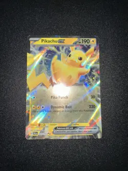 Pokemon TCG Pikachu ex 063/193 Paldea Evolved Holo Ultra Rare NM - Image 1