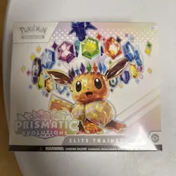 Pokemon TCG Scarlet & Violet Prismatic Evolutions Elite Trainer Box SEALED ETB - Image 1