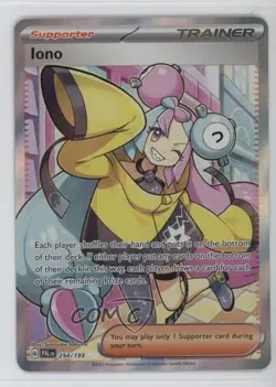 Iono Ultra Rare Pokemon Scarlet & Violet Paldea Evolved SV02 #254 - Image 1