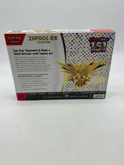 Pokemon TCG Scarlet & Violet 151 Zapdos ex Collection Sealed - Image 2