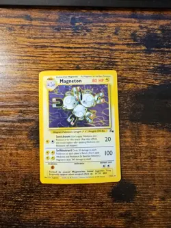 Pokemon WOTC 1999 Fossil Magneton 11/62 HOLO Vintage - Image 2