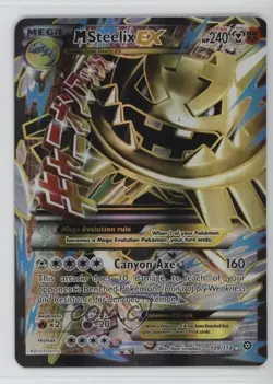 Full Art - M Steelix EX Pokemon XY Steam Siege #109 - Image 1