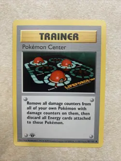 Pokemon Base Set 1st Edition Shadowless Pokemon Center 85/102 WOTC 1999 NM - Image 1
