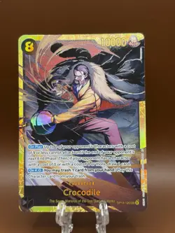 One Piece Card Game Crocodile OP14-120 SEC | Special Foil | Near Mint - Image 1