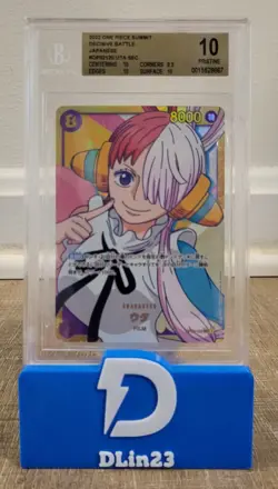 2022 ONE PIECE JAPANESE DECISIVE BATTLE UTA SECRET OP02120 BGS 10 PRISTI G2U - Image 1
