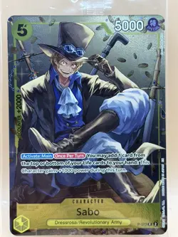 Sealed One Piece Tin Pack Set Vol. 2 Sabo P-073 Promo NM sealed!!! - Image 1