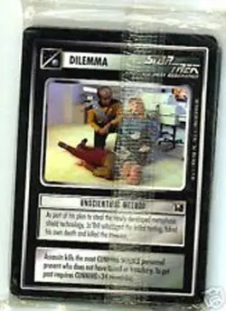 STAR TREK CCG : OFFICIAL TOURNAMENT SEALED DECK 20-CARD SET - Image 1
