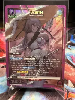 Scarlet UE14BT/NIK-1-052 SR NIKKE Union Arena TCG *ENGLISH* - Image 1
