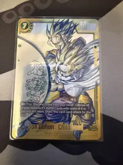 Dragon Ball Super Fusion World Card Game Son Gohan Childhood SCR TCG FB01-140 - Image 1