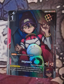 Nyaan Alternate Art Winner Foil - GD03 - 092 U+ NM - Gundam TCG Card Game - Image 2