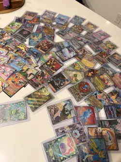 Pokemon Full Art And Ex Lot 81 Cards Market Value $260 PF, Mega, BB, CZ + More - Image 1