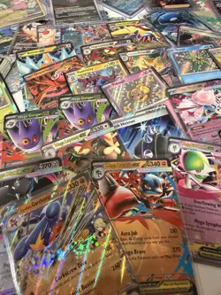 Pokemon Full Art And Ex Lot 81 Cards Market Value $260 PF, Mega, BB, CZ + More - Image 3