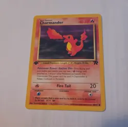 POKEMON TCG 1ST EDITION DARK CHARMANDER CARD 50/82 UNGRADED - Image 1