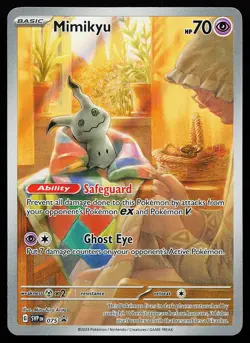 Mimikyu 075 Holo Illustration Rare Scarlet & Violet Promo Pokemon Card - Image 1