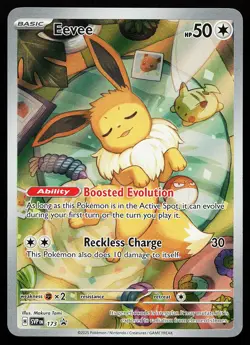 Eevee 173 Holo Illustration Rare Scarlet & Violet Promo Pokemon Card - Image 1