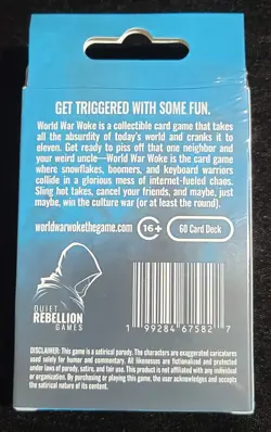 World War Woke First Edition CCG Sealed Box + Two Booster Packs (84) Total Cards - Image 4