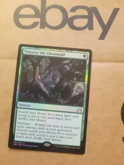 Traverse the Ulvenwald FOIL MTG Magic Shadows Over Innistrad SOI (234) Rare LP - Image 1