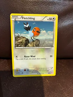 Pokemon Fletchling 19/30 XY Trainer Kit - Sylveon Half Deck (MP) - Image 1
