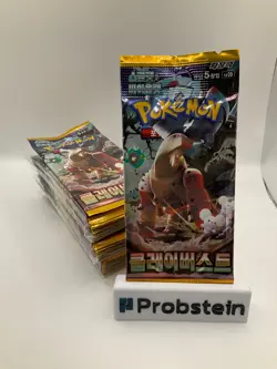 Lot of (30) Pokemon Korean SV2D Clay Burst Booster Packs Sealed - Image 1