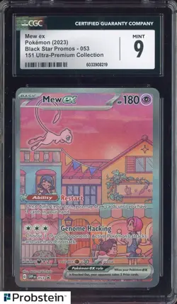 2023 Pokemon BSP 151 Ultra Premium Collection #053 Mew ex CGC 9 MINT - Image 1