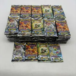 Lot of (180) Pokemon TCG Sword & Shield Brilliant Stars Booster Packs - Image 1