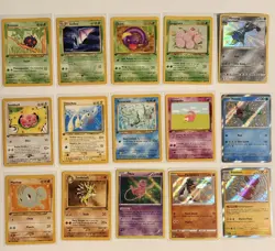 Pokemon card 1st Edition lot of 15 cards vintage and modern lot - Image 1