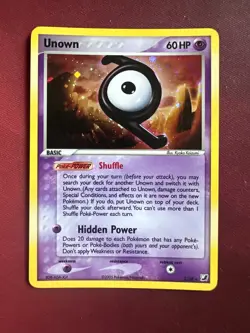 UNOWN Z Z/28 EX Unseen Forces HOLO rare Pokemon TCG card CLEAN NM+ - Image 1