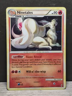 Pokemon Ninetales TCG Holo Card 17/95 Call of Legends Series NM - Image 1
