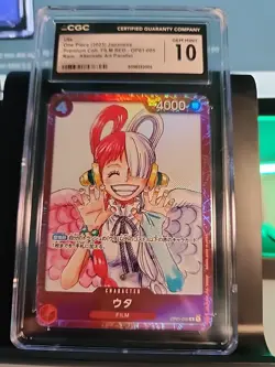 Uta (Premium Card Collection -ONE PIECE FILM RED Edition-) OP01-005 CGC 💎 10! - Image 3