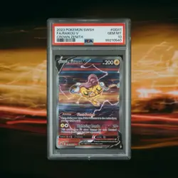 Raikou V PSA 10 English Pokemon Card GG41/GG70 Crown Zenith 2023 Full Art Alt - Image 1