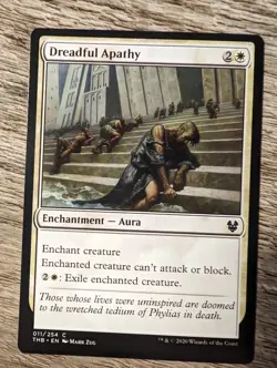 (3) MTG Dreadful Apathy Theros Beyond Death 011/254 Regular Common x3 - Image 1