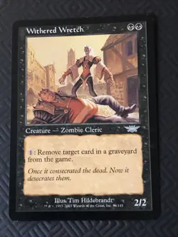 Withered Wretch X1 Legions NM Cond See Pics English - Image 1