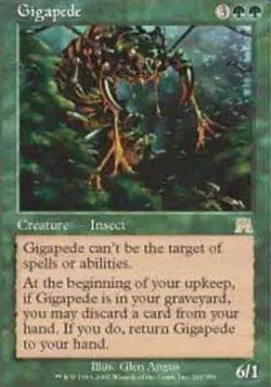 1x Gigapede - Foil Light Play MTG Magic - Kid Icarus - - Image 1
