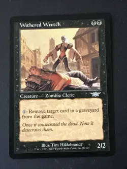 Withered Wretch X1 Legions Ex Condition See Front/back Pics - Image 1