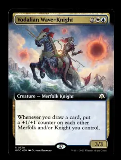 Vodalian Wave-Knight (Extended Art) 130 R Commander: March of the Machine - Image 1