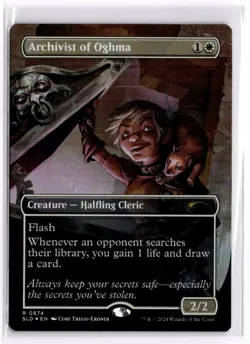 Archivist of Oghma Foil Secret Lair 874 LP x1 MTG Magic: the Gathering - Image 1