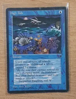 1994 MAGIC THE GATHERING FALLEN EMPIRES HIGH TIDE TD25 - Image 1