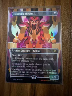 Roaming Throne Foil Borderless The Lost Caverns of Ixalan MTG R 0344 - Image 1