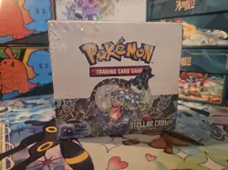 Pokemon TCG Stellar Crown Booster Box – Factory Sealed - Dent/Crease - Image 1