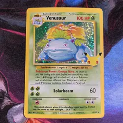 Pokemon- Venusaur Holo Celebrations Classic Collection Card 15/102 LP - Image 1