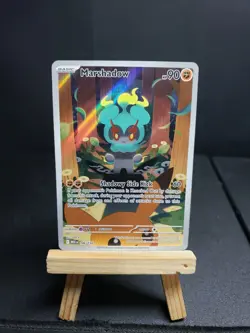 Marshadow Illustration Rare 146/132 Mega Evolution Pokemon trading card TCG - Image 1