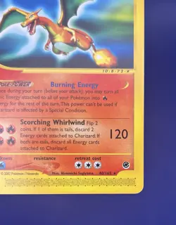 Charizard 40/165 Expedition Non-Holo Pokemon TCG - NM - Image 5