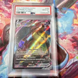 Pokemon Mimikyu VMAX Brilliant Stars 069/172 Full Art Holo Ultra Rare PSA 10 - Image 1