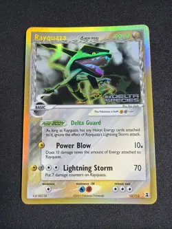 Pokemon Rayquaza 13/113 Reverse Holo Rare EX Delta Species Stamped - Image 1