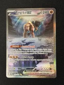 Pokemon TCG Ting-Lu ex 263/193 Sv02: Paldea Evolved Special Illustration Rare - Image 1