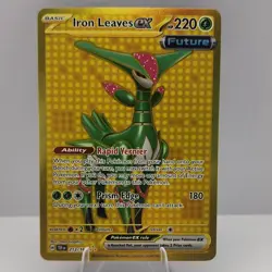 Pokemon Iron Leaves ex 213/162 SV05 Temporal Forces Hyper Rare Holo 220 HP - Image 1