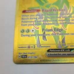 Pokemon Iron Leaves ex 213/162 SV05 Temporal Forces Hyper Rare Holo 220 HP - Image 3