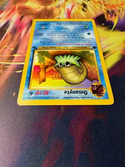 Omanyte 52/62 MP-DMG Common 1st Edition Fossil 1999 Pokemon TCG - Image 3