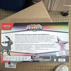 Pokemon Prismatic Evolutions Premium Figure Collection Box Espeon Umbreon - Image 2