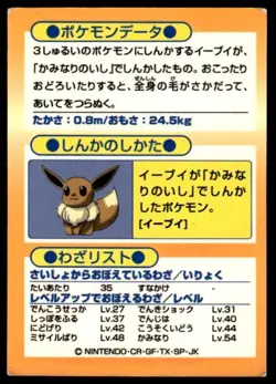 Jolteon Holo Meiji Get Pokemon Japanese ~ MP - Image 2